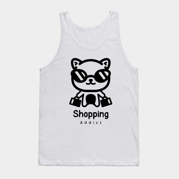 Shopping Addict Tank Top by Horisondesignz